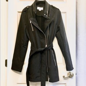 MICHAEL KORS Black Trench Coat